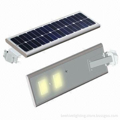 Newest Design All-in-one Integrated Solar Streetlight, 40W Power, 6,000K Color Temperature Range